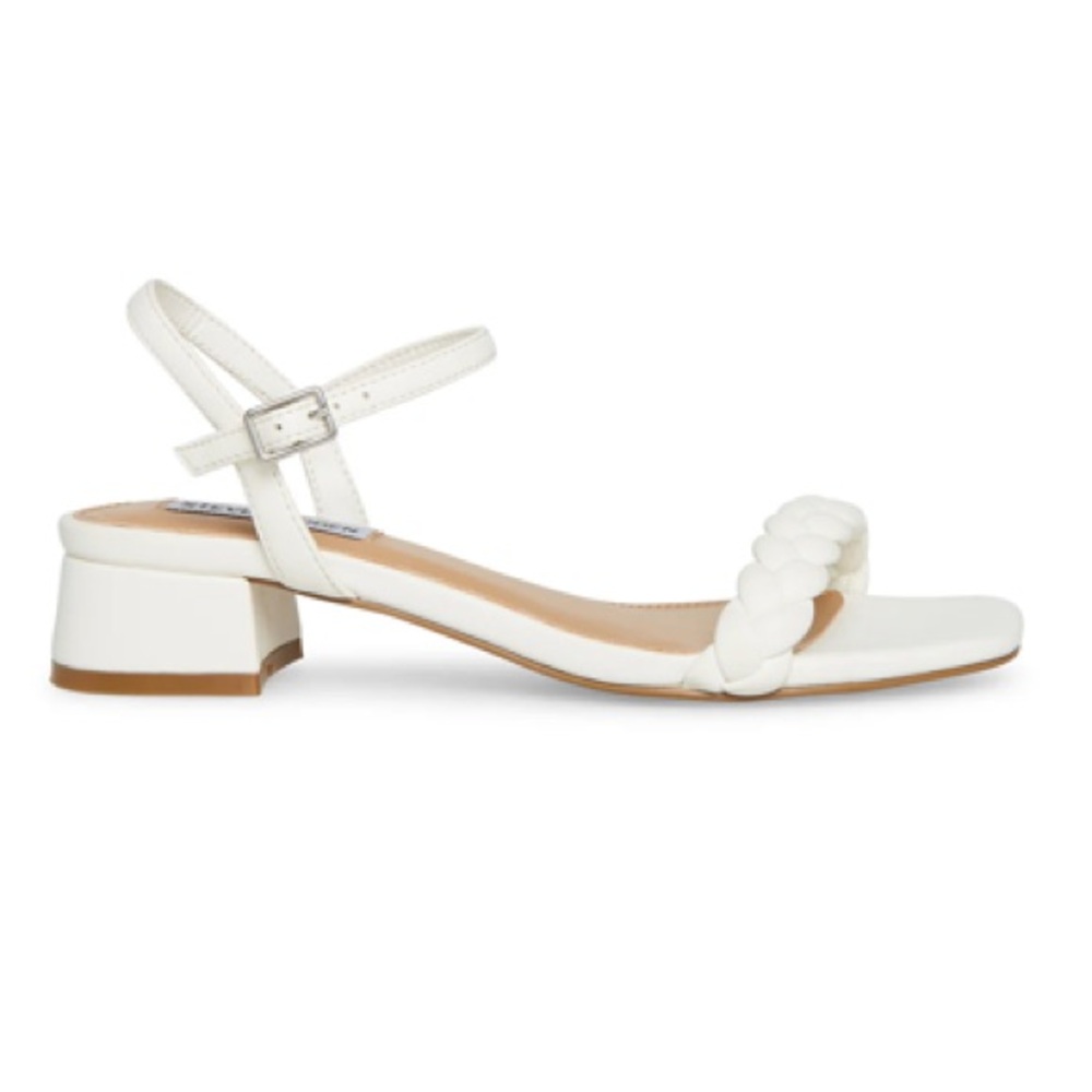 Steve Madden white Melinda heels